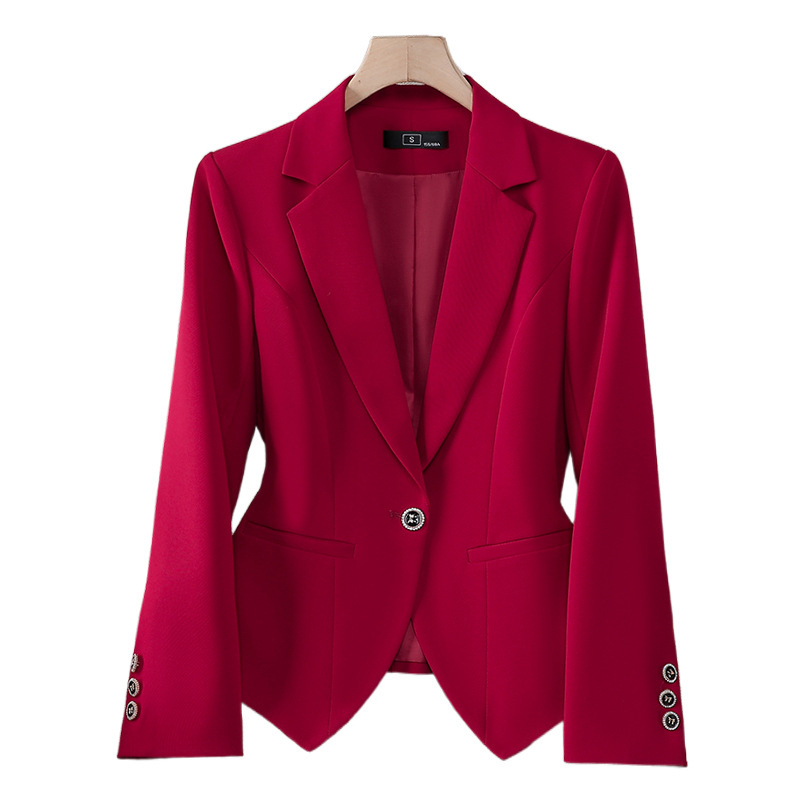 New Fashion Female Formal Blaz - Women Formal Wear Black 评论和价格