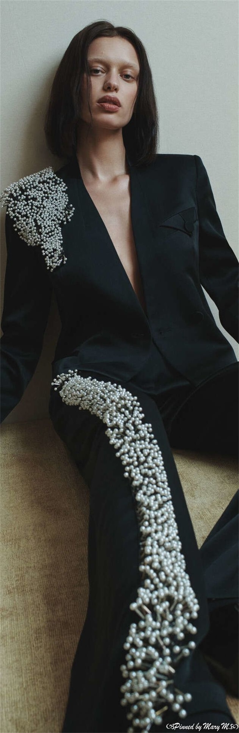 Black Women Office Suits Set P - Women Formal Wear Black 评论和价格