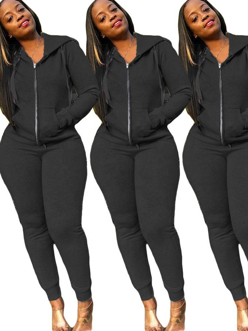 Women's Monochrome Fleece Two- - Monochrome Suit Set 评论和价格