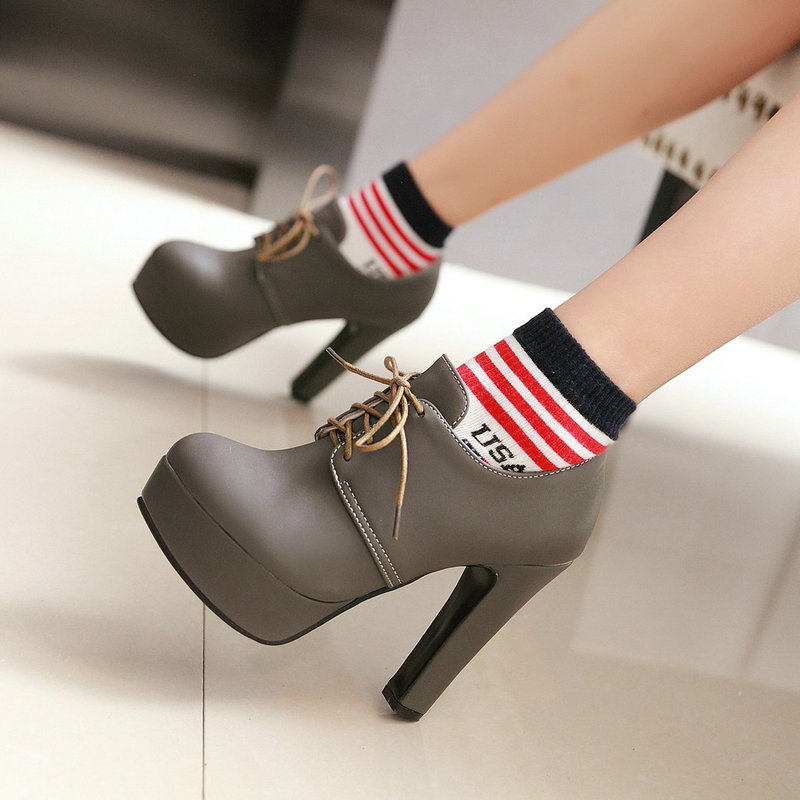 Round Toe Brown Black Gray Lac - Vintage Women'S Formal Wear 评论和价格