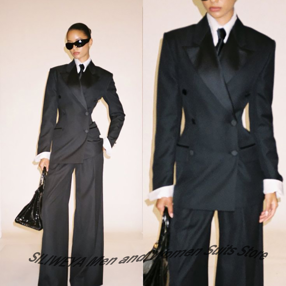 Professional Women's Black Dou - Women Formal Wear Black 评论和价格