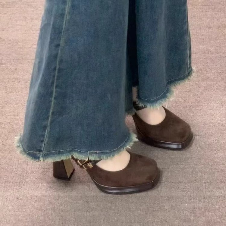 Vintage Thick High Women Mary  - Vintage Women'S Formal Wear 评论和价格