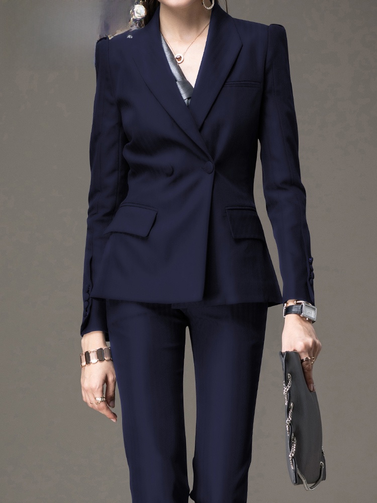 Professional Black Suit Set fo - Women Formal Wear Black 评论和价格