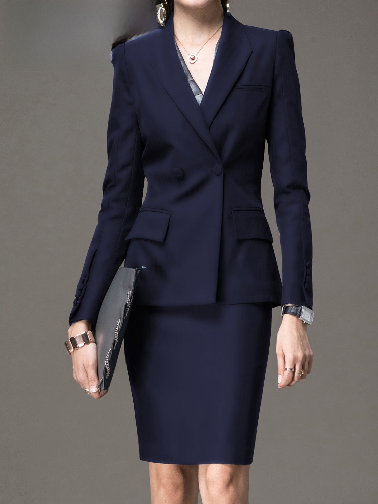 Professional Black Suit Set fo - Women Formal Wear Black 评论和价格