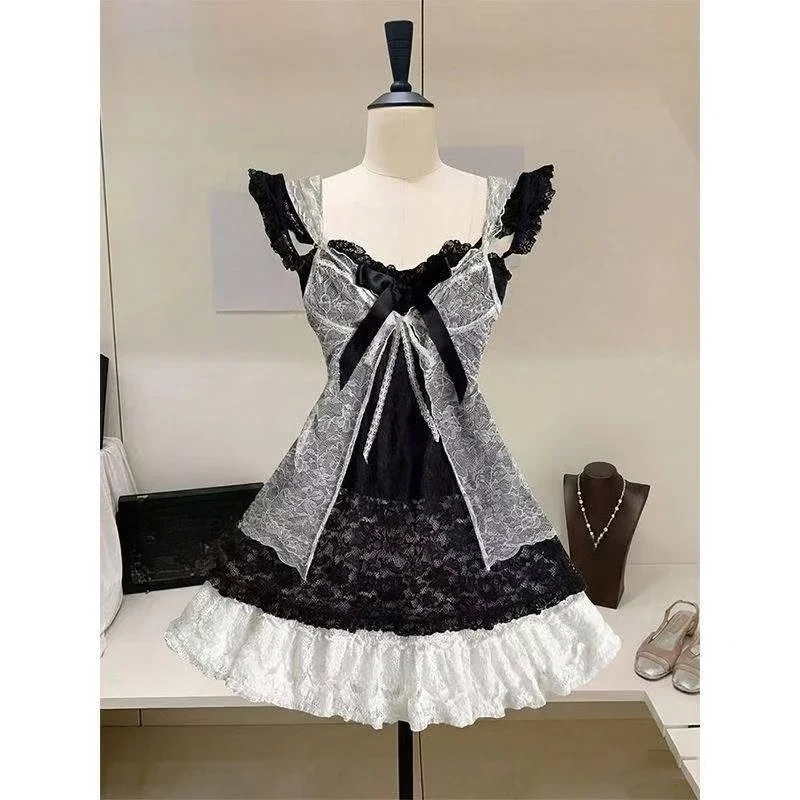 Kawaii Japanese Lolita Two Pie - Vintage Women'S Formal Wear 评论和价格