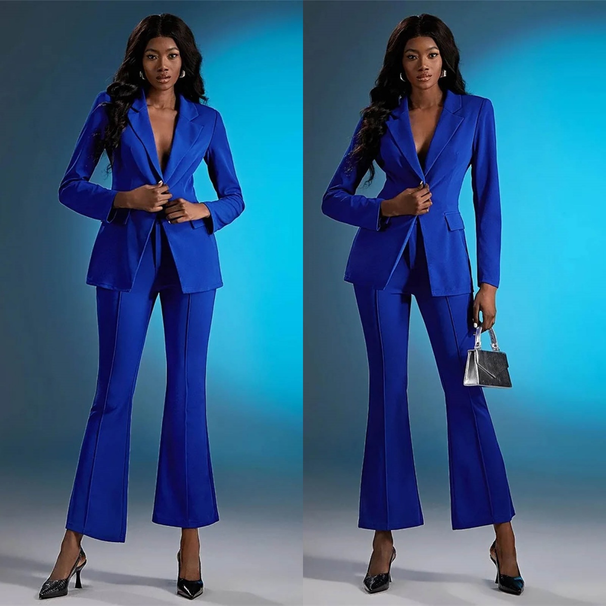 Office Lady Pants Sets Custom  - Women'S Red Formal Wear 评论和价格