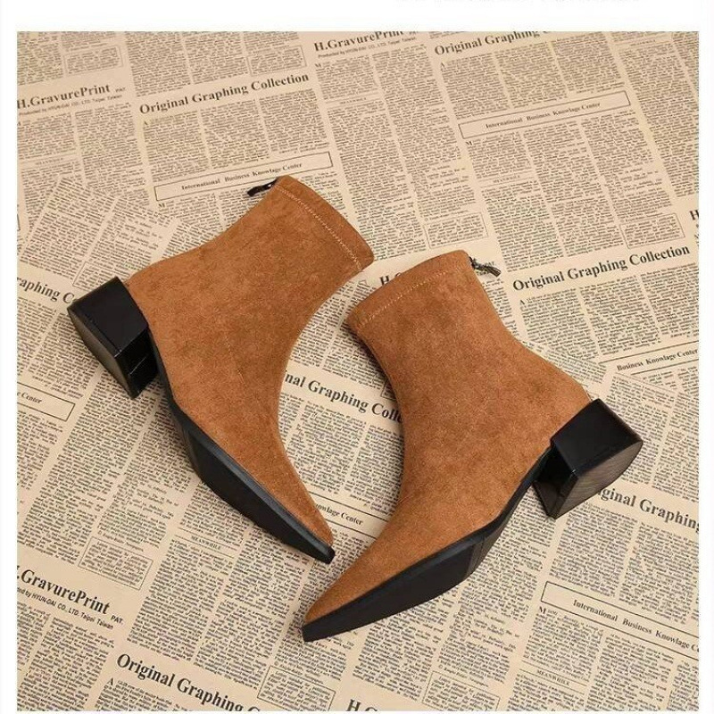 New Low Heel Women Mordern Ank - Vintage Women'S Formal Wear 评论和价格