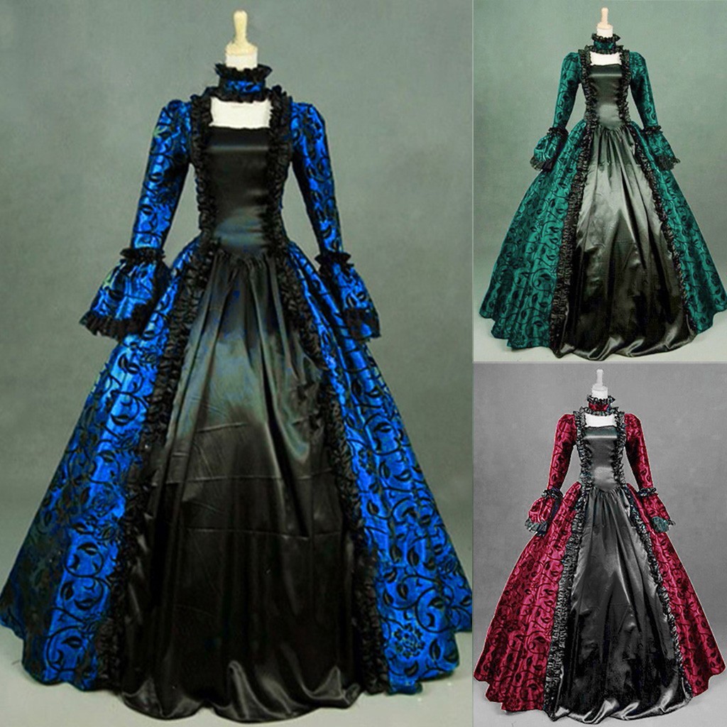 Women Vintage Exquisite Dress  - Vintage Women'S Formal Wear 评论和价格