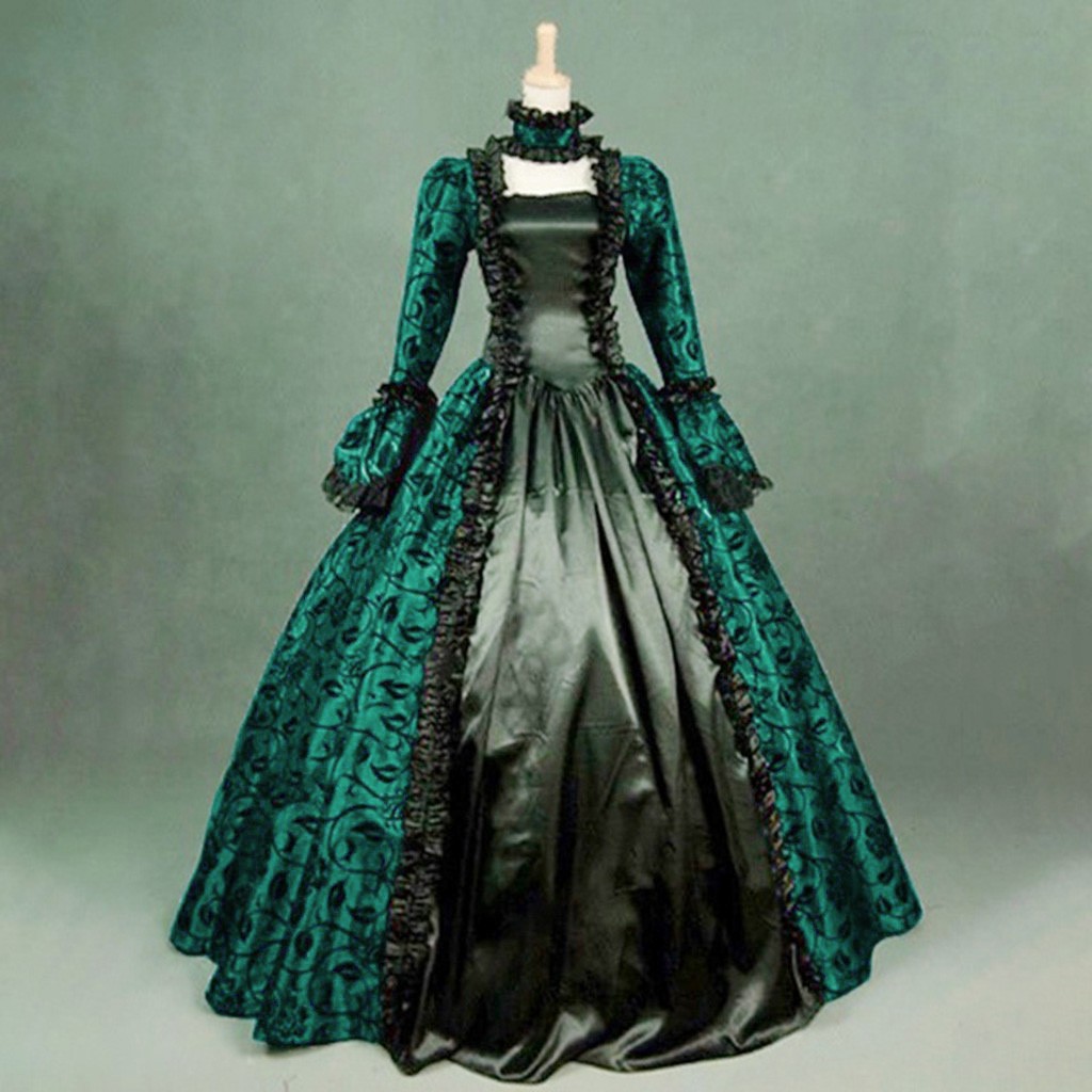 Women Vintage Exquisite Dress  - Vintage Women'S Formal Wear 评论和价格