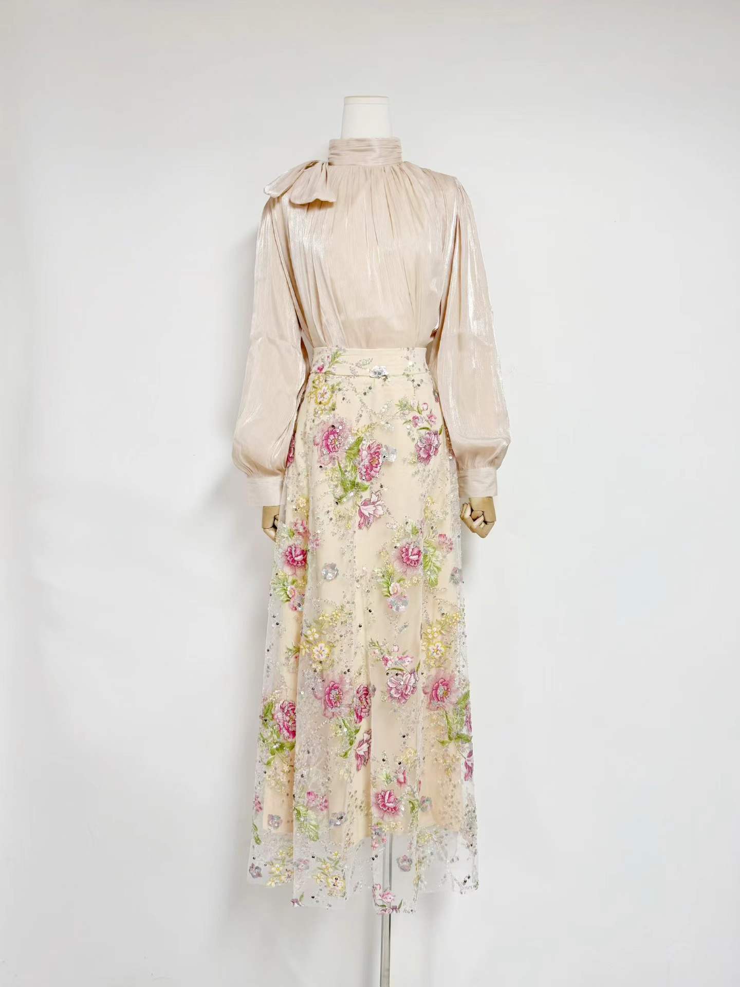 VGH Elegant Chic Black Floral  - Women Formal Wear Black 评论和价格