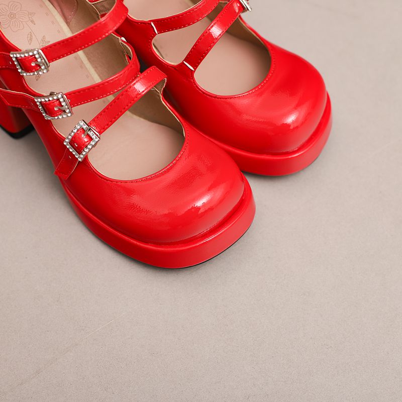 SIMLOVEYO Brand Women Pump Rou - Pump Heel Block 评论和价格