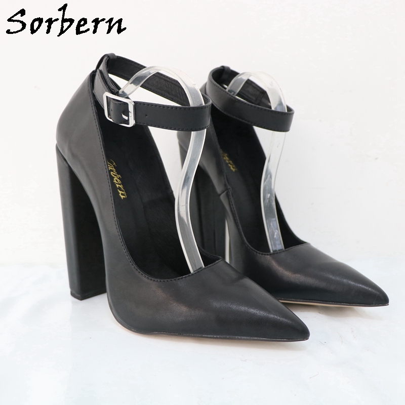 Sorbern Large Size Eu47 Women  - Pump Heel Block 评论和价格