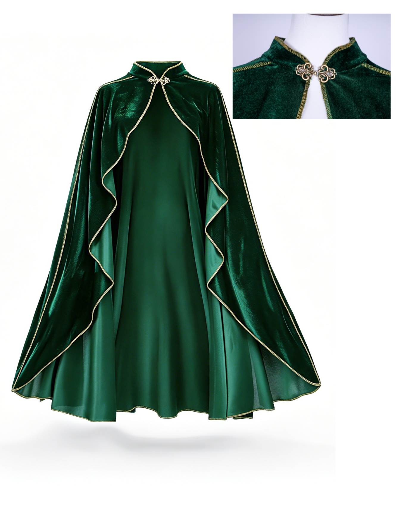 Women Vintage Green Velvet Cap - Vintage Women'S Formal Wear 评论和价格