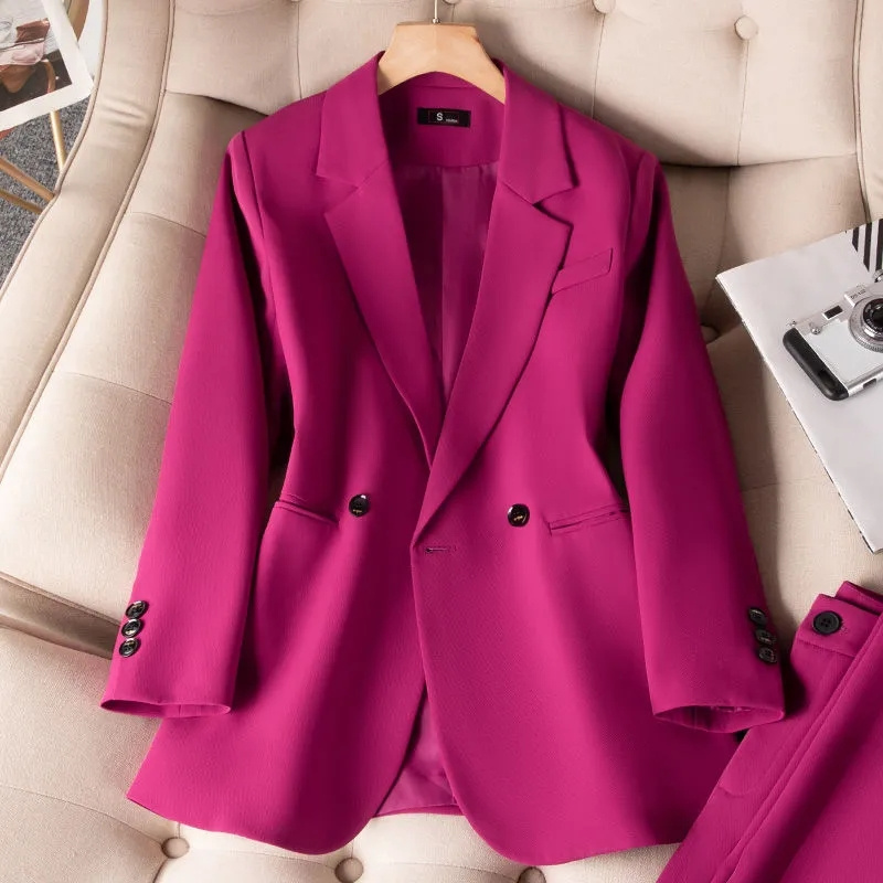 Ladies Formal Blazers 2023 New - Women Formal Wear Black 评论和价格