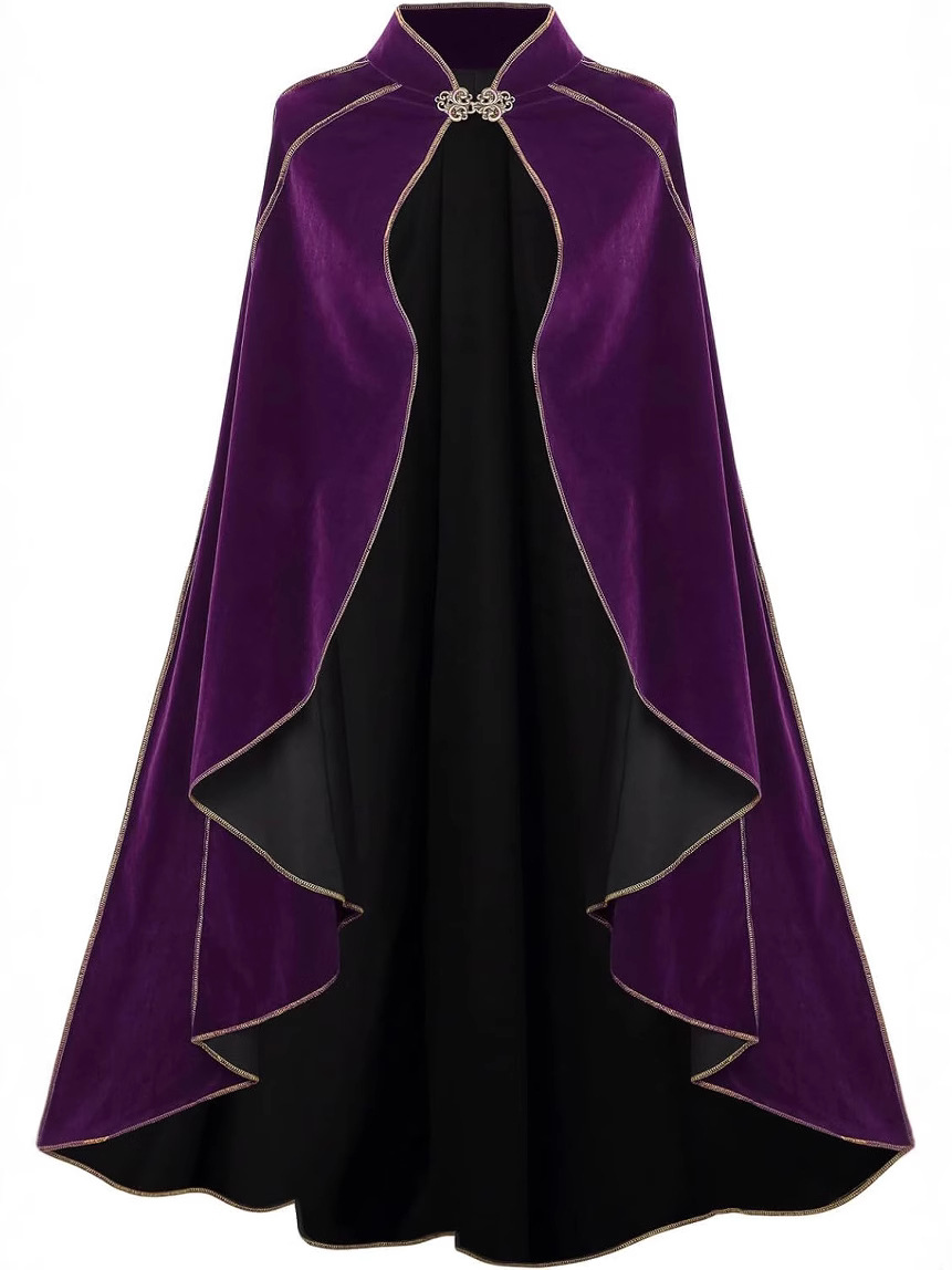 Gold Trimmed Medieval Plush Cl - Vintage Women'S Formal Wear 评论和价格